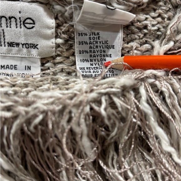 VTG Bonnie and Bill Oatmeal Sweater Size S Boho Bohemian Lagenlook Neurtal - Picture 5 of 7